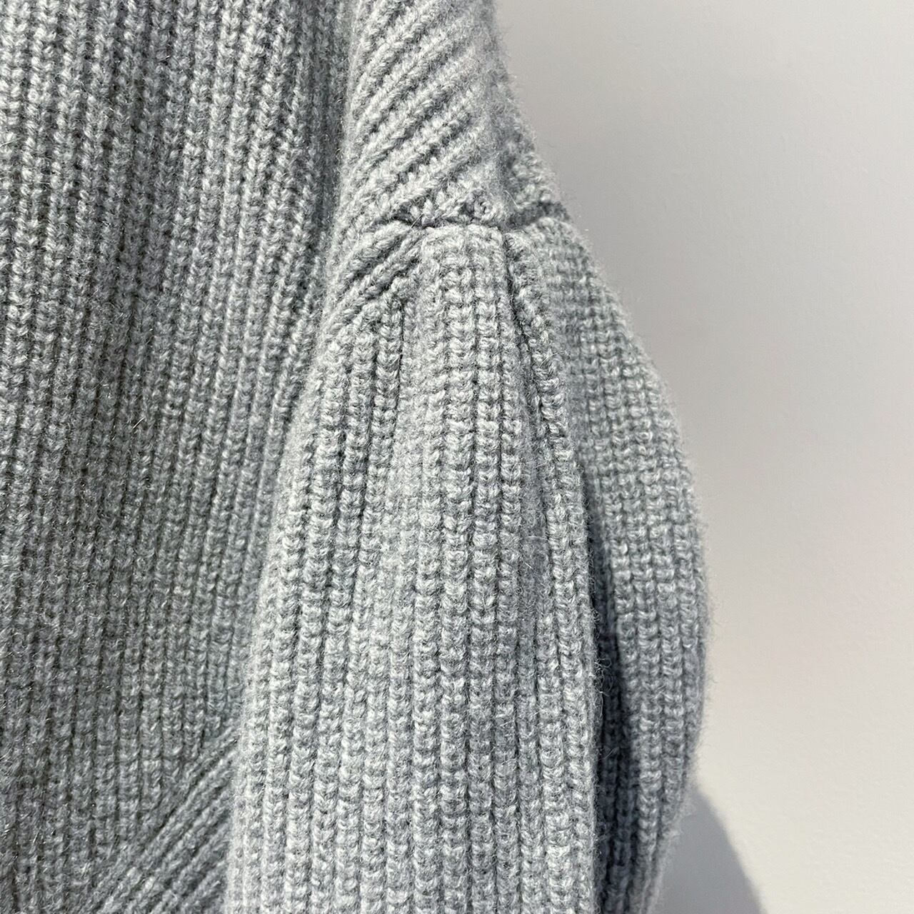 カシミア混ロングカーディガン Raymonde グレー | Cygne 