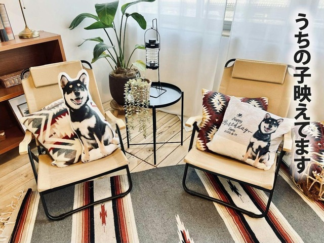 うちの子クッションカバー【トロマット生地】