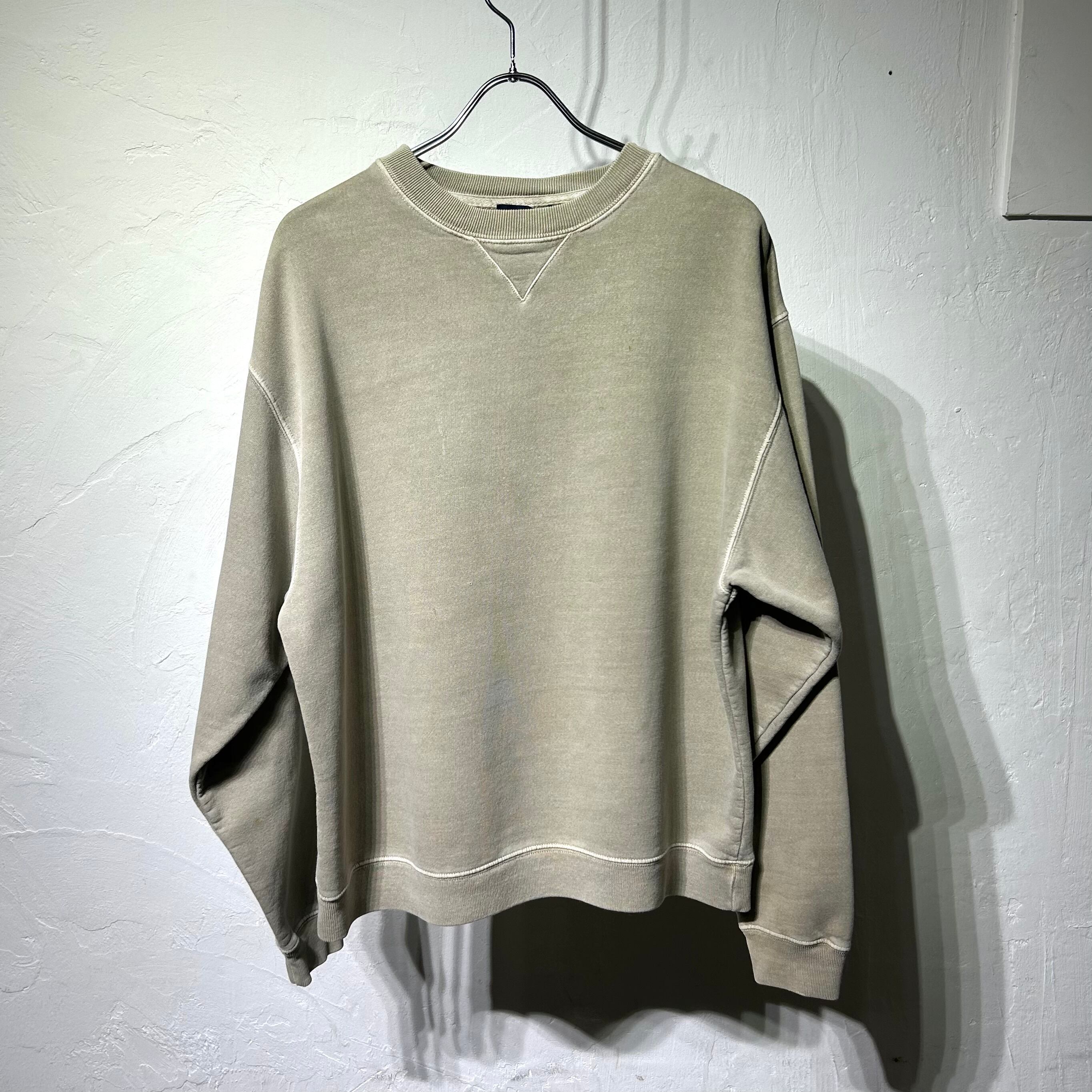 90s OLD GAP "Box-silhouette" Plane Sweat "Good Fade"