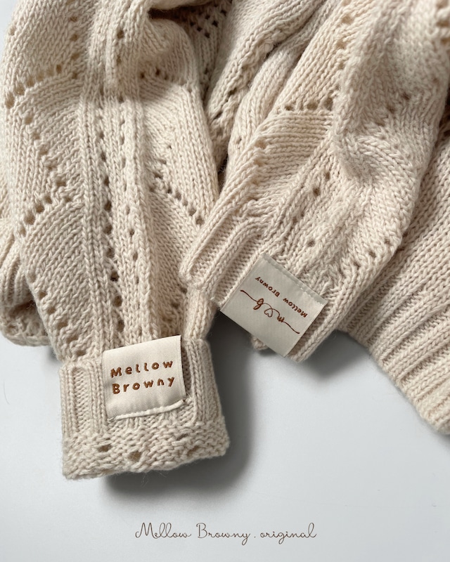 即納 original / tea chiffon knit