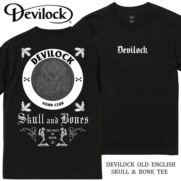 Devilock デビロック Devilock Old English Skull Bone Tee 半袖tシャツ 黒 ブラック バックプリント ロゴ クルーネック スカル ドクロ メンズ レディース ロック パンク Rock Punk バンド フェス ギフトラッピング無料 ステージ衣装 Rogia Rogia Web Store Devilock デビロック Devilock Old English Skull Bone Tee 半袖tシャツ 黒 ブラック バックプリント ロゴ クルーネック スカル ドクロ メンズ レディース ロック パンク Rock Punk バンド フェス ギフトラッピング無料 ステージ衣装 Rogia Rogia Web Store