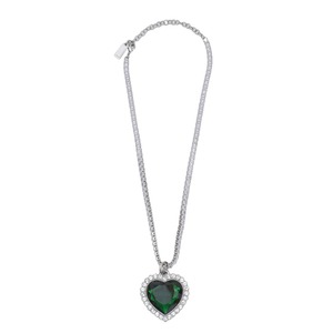 【VETEMENTS】CRYSTAL HEART NECKLACE