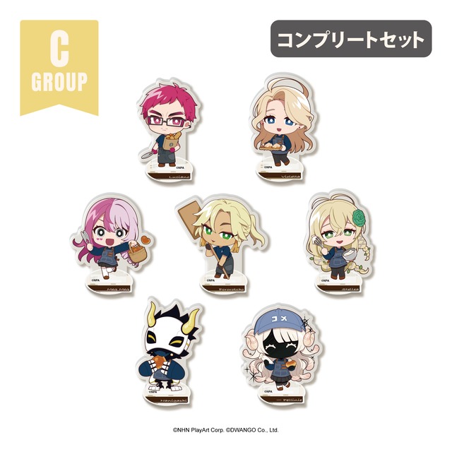 #コンパス 戦闘摂理解析システム × R Baker    トレーディングミニキャラアクリルスタンド 【Cグループ】コンプリートセット