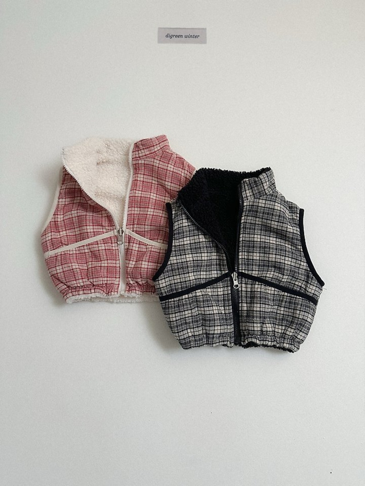 〖取寄〗韓国子供服 / 26winter / Digreen / リバーシブルベスト / キッズ / 冬服 *S~2XL*