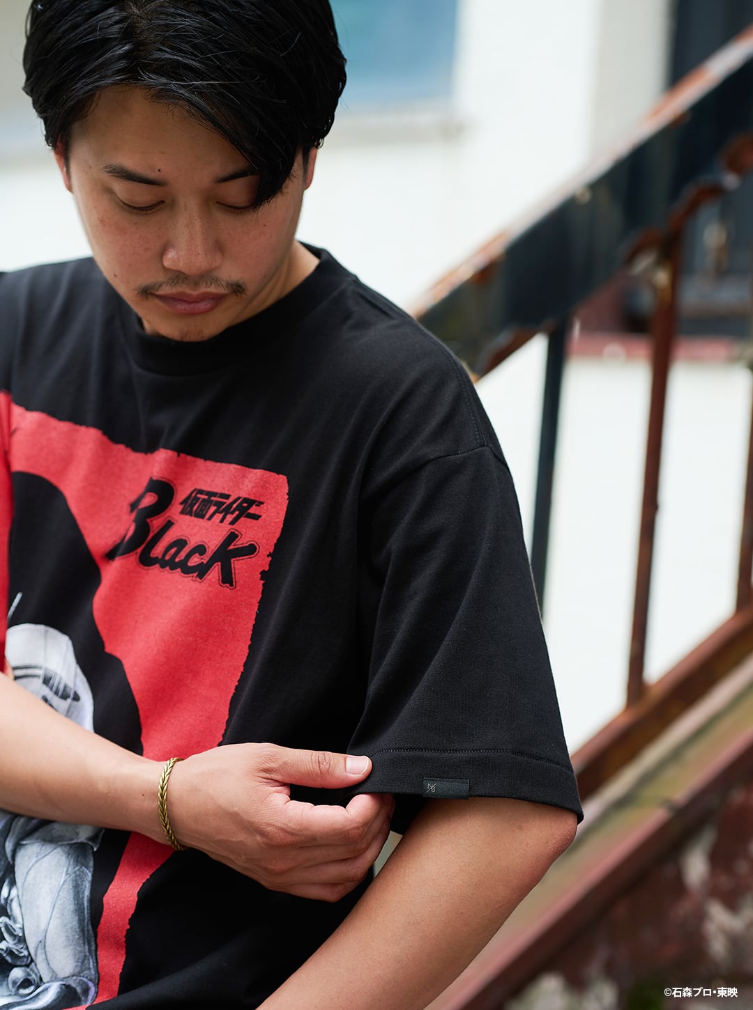 EXCLUSIVE LINE】「仮面ライダーBlack」T-Shirt | Number Rock