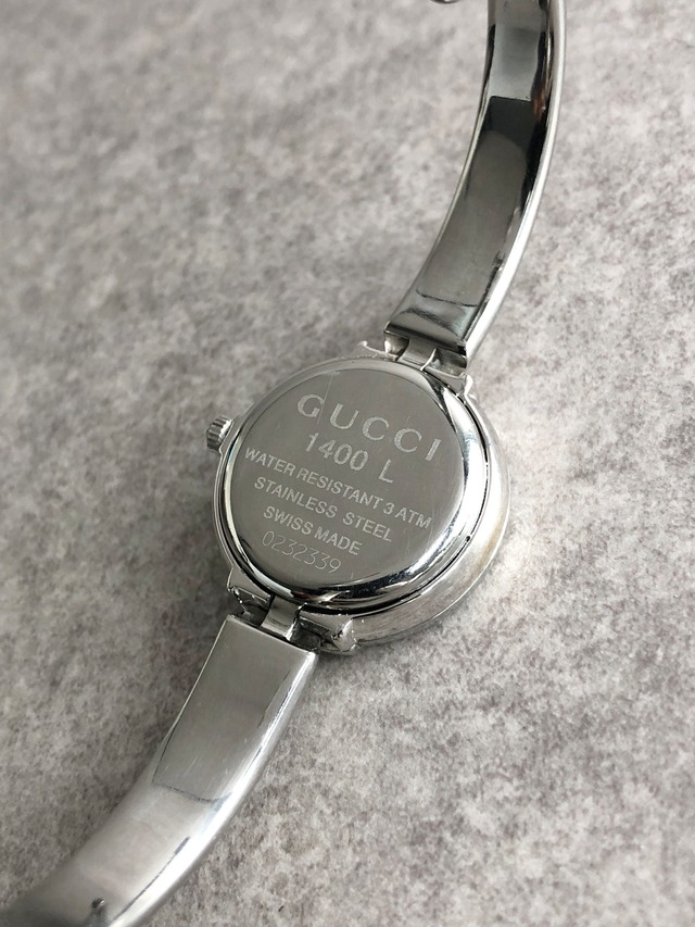 GUCCI グッチ 腕時計 シルバー ステンレススチール 1400L クウォーツ vintage ヴィンテージ オールド y3piv6