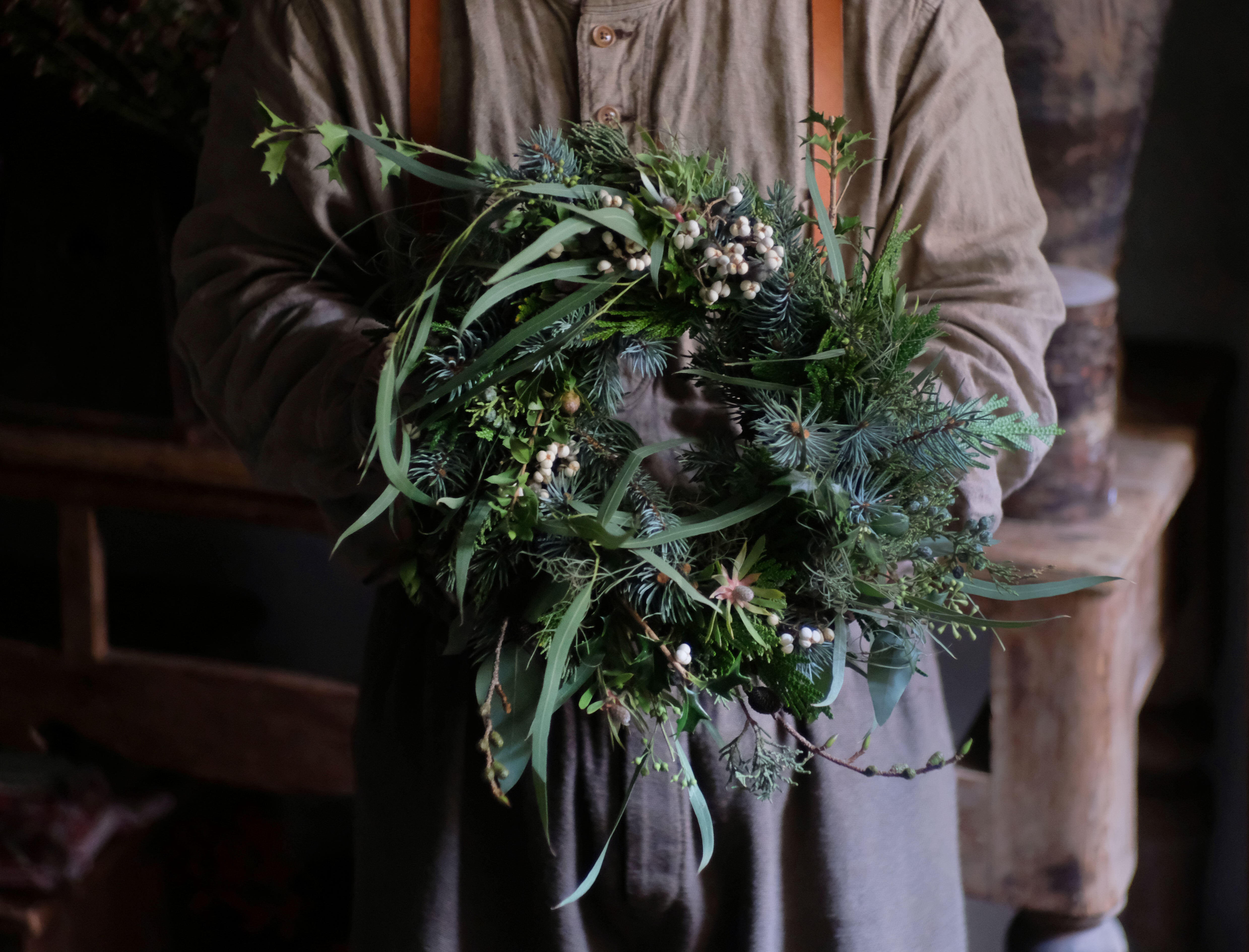 Wreath & Swag /壁飾り | はいいろオオカミ＋花屋西別府商店