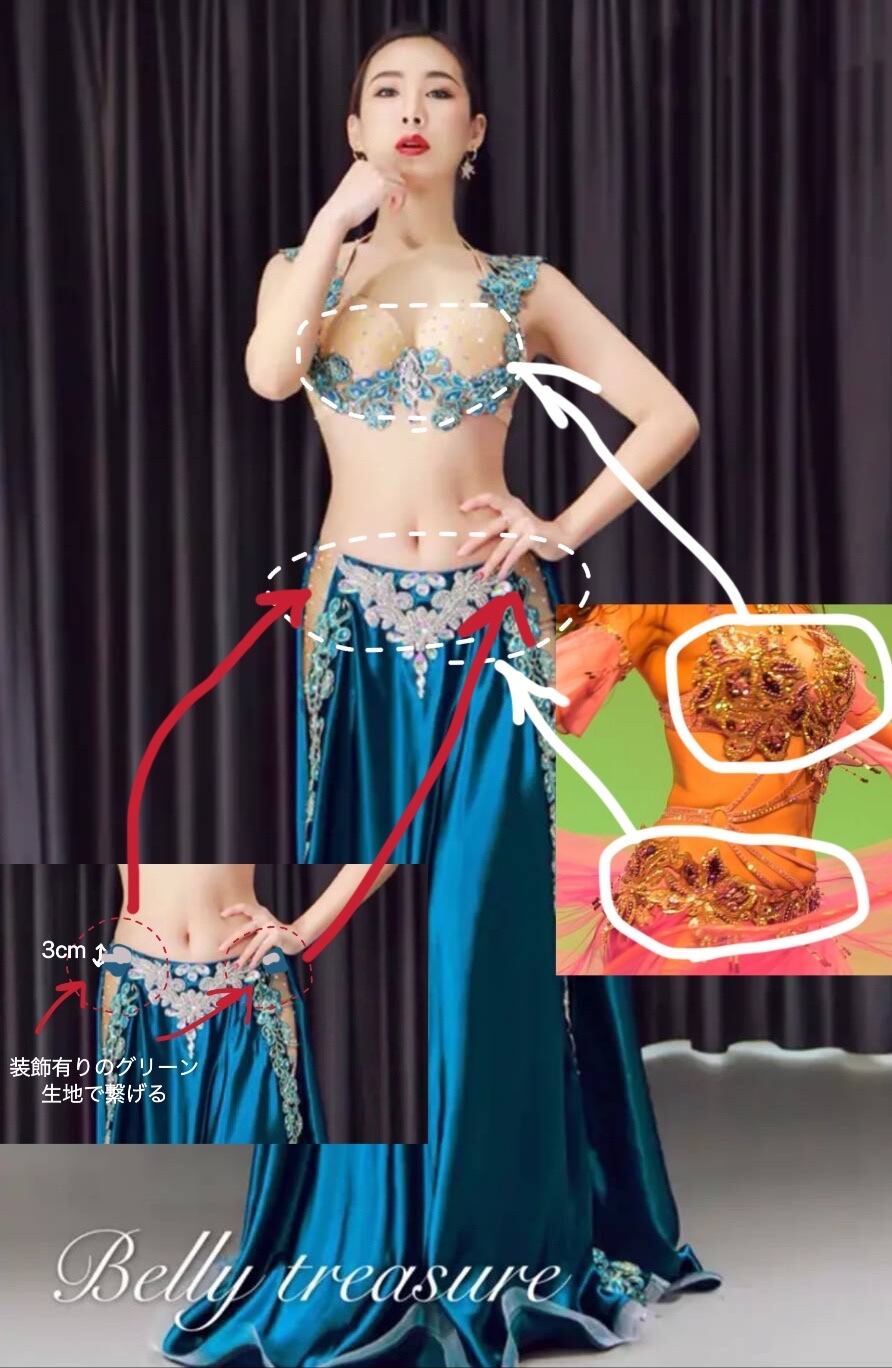 A様専用 オーダーメイド衣装 ベリーダンス衣装 ブラ スカート2点セットWZY3133 202206