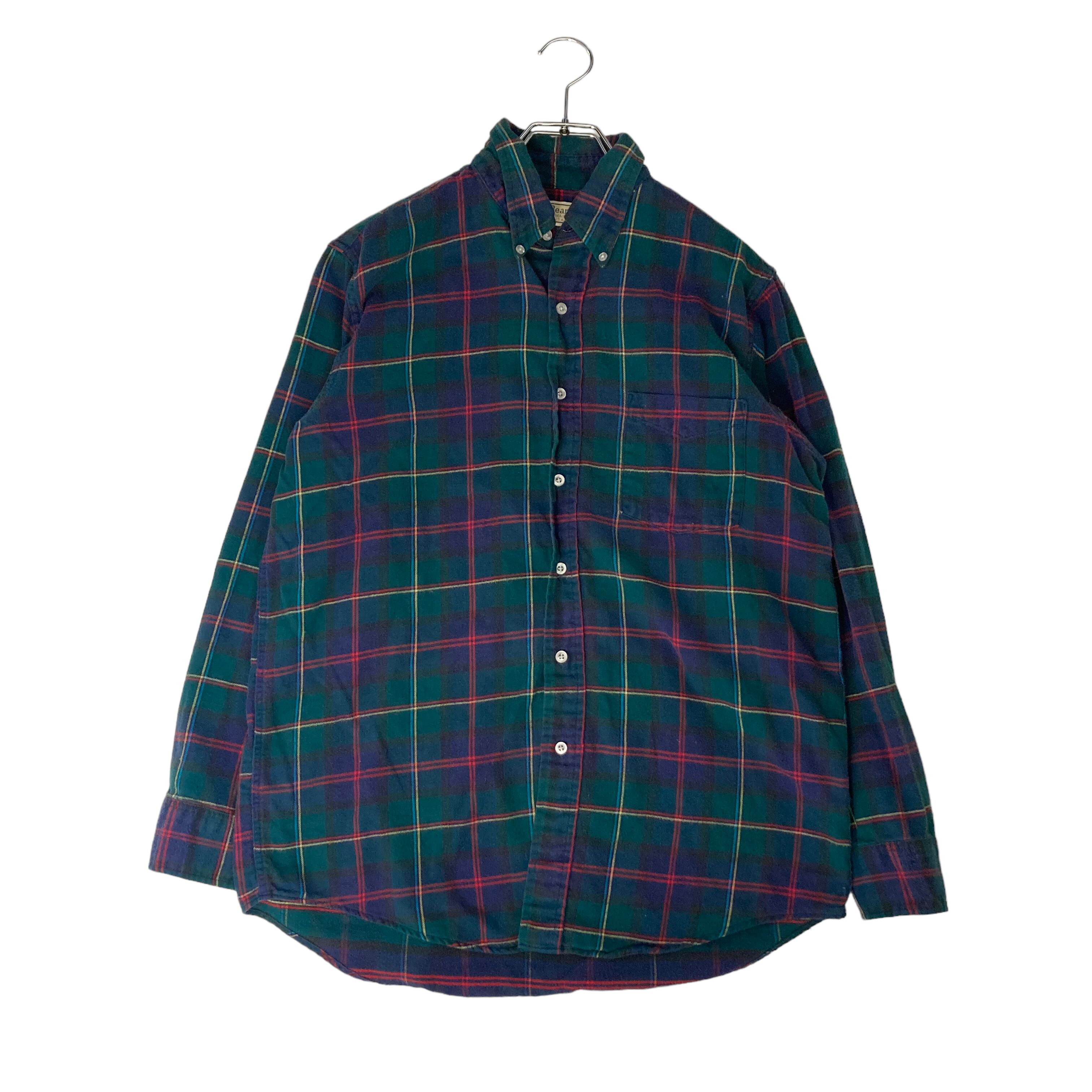 L.L.Bean - 90s エルエルビーン チェック 長袖 フランネル