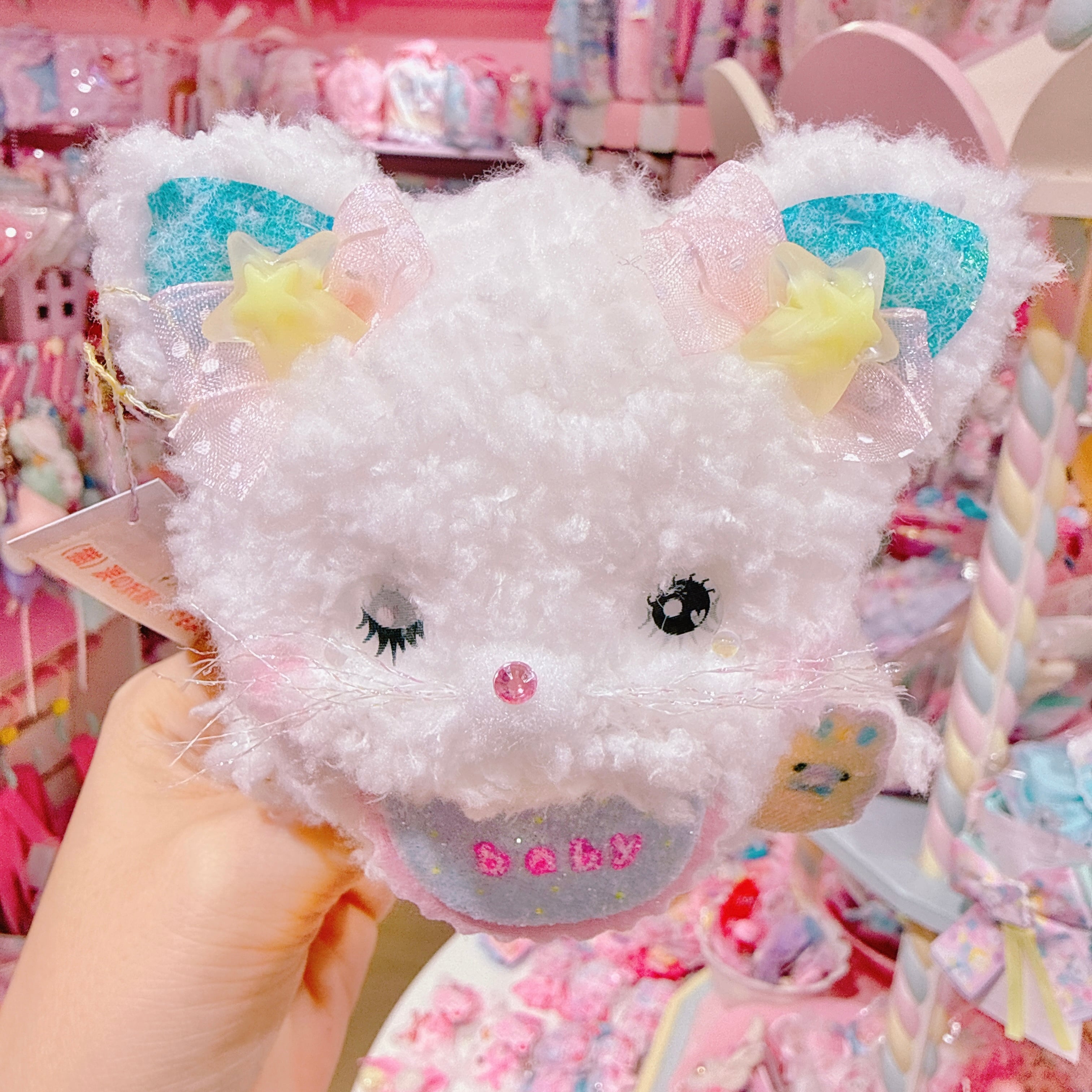 【M4】65-12ウインクするよ♪涙の妖精ぬいぐるみ(猫)