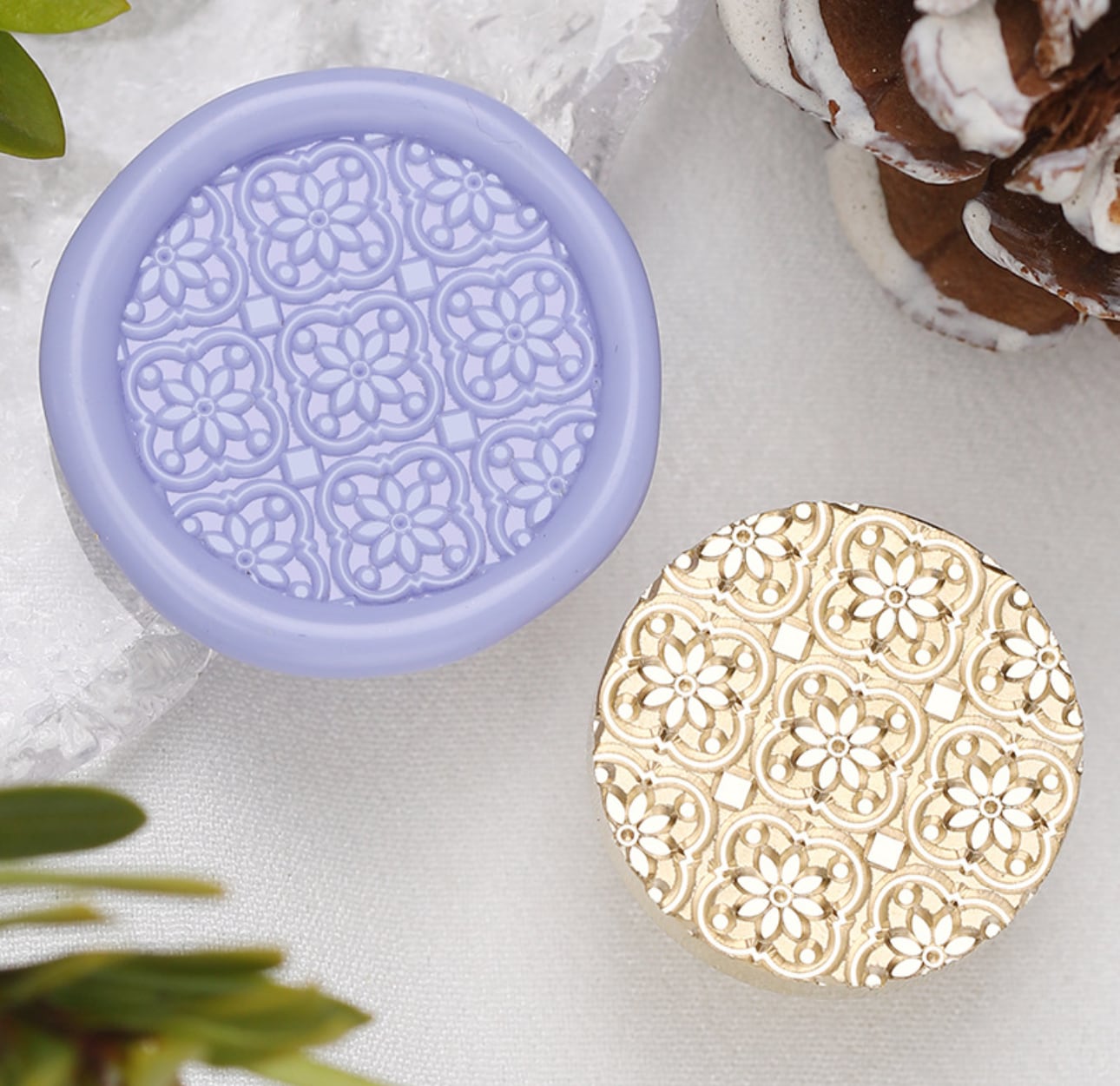 スタンプ(フラワーパターン)