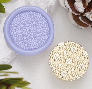 スタンプ(フラワーパターン)