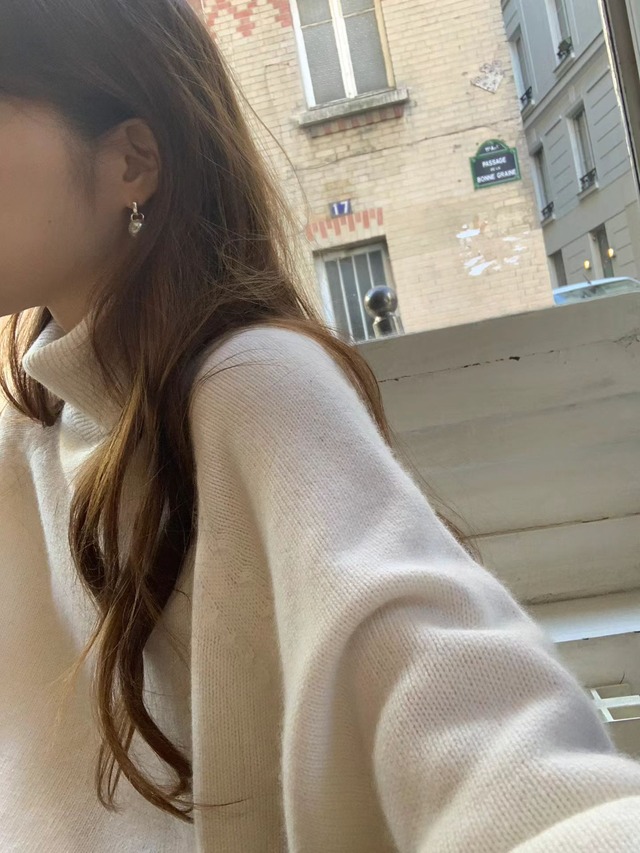 (OUNCE) cash raglan turtleneck  knit / 3color