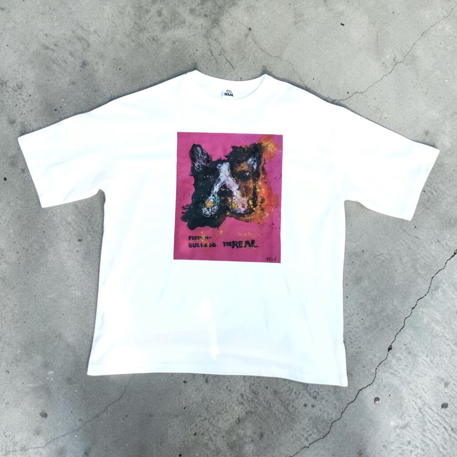 カナメストーン × フレブルザリアル 】Collab Oversized Tee（WHITE