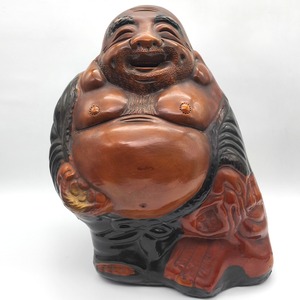七福神・布袋尊・貯金箱・陶器・縁起物・置物・インテリア・No.260916-07・梱包サイズ120