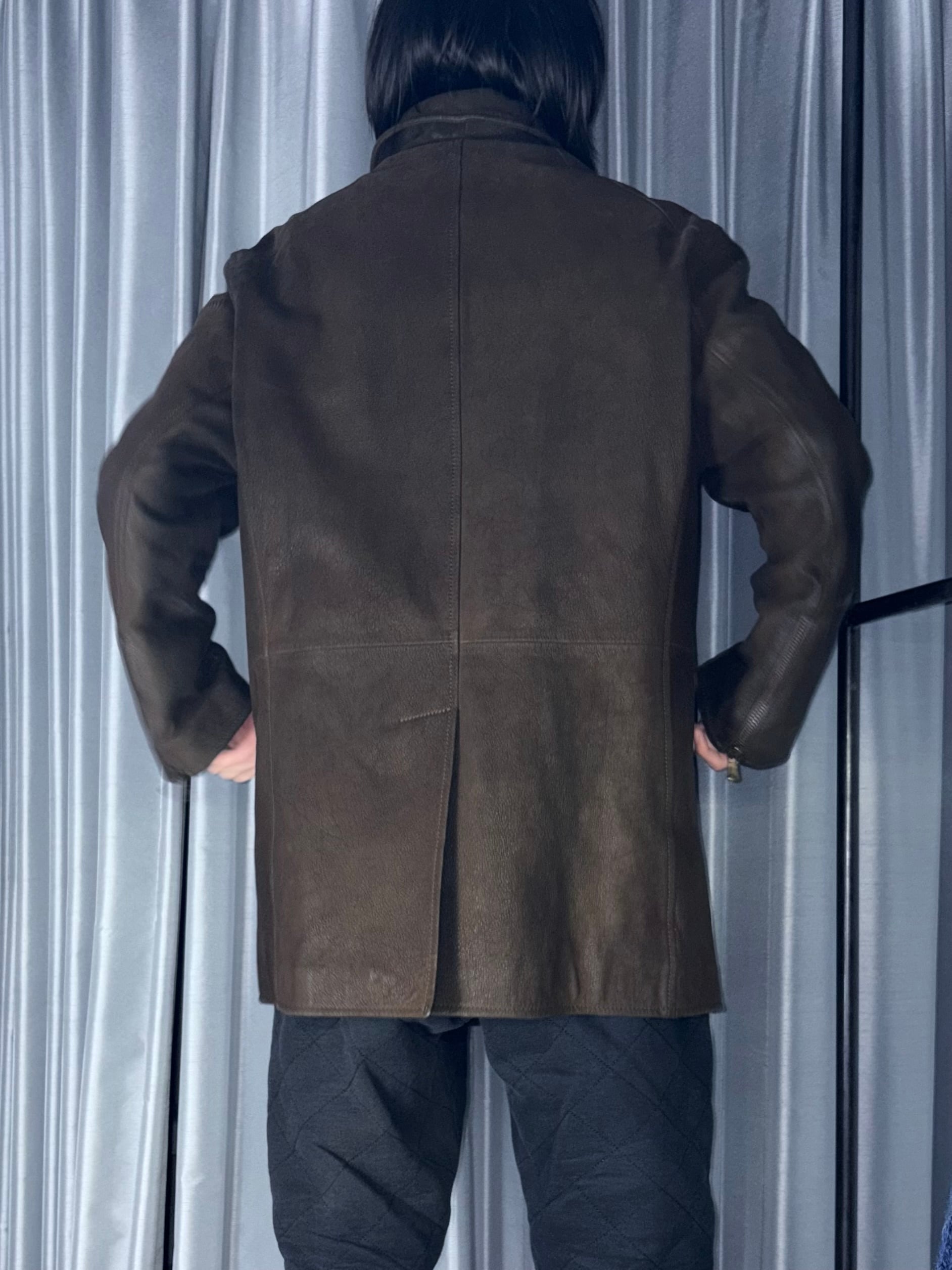 archive 2003AW DOLCE&GABBANA leather half coat | NOIR ONLINE