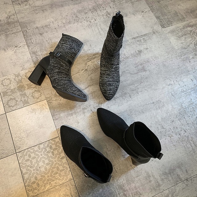 ソックス ブーツショートカジュアル薄手シングル 靴 シューズ タイツ ストッキング フェイクシューズ16271244235