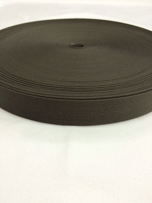 ナイロンテープ 高密度織 25mm幅 1mm厚 カラー（黒以外）　10m単位