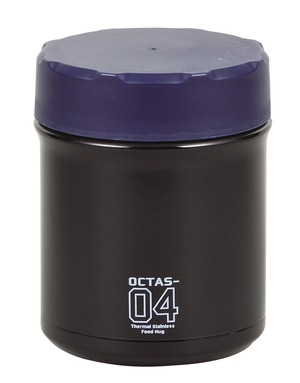 【在庫処分】パール金属 保温ランチジャー ネイビー 400ml フードマグ オクタス HB-3778