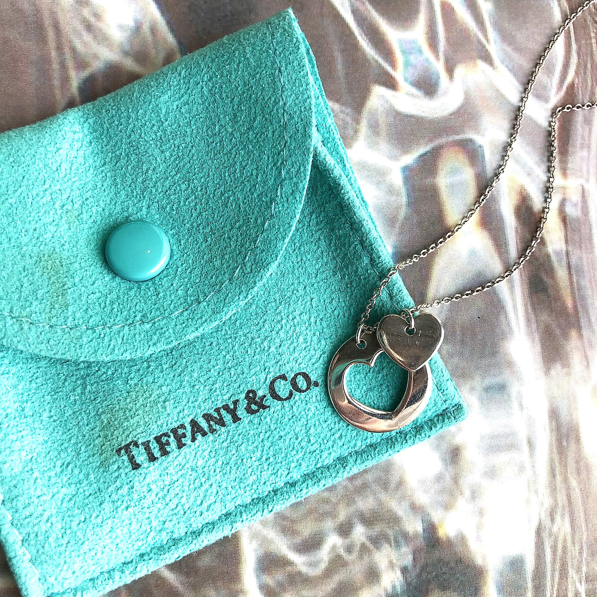 TIFFANY&Co. Tiffany ティファニー ネックレス ハート くりぬき型 925