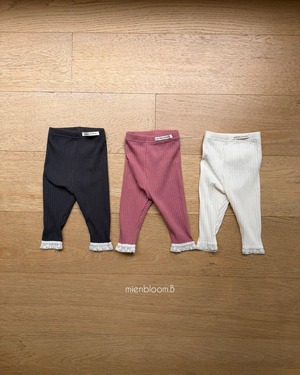 【予約/おまとめ割】mienbloomB(kids+250円) / lace leggings