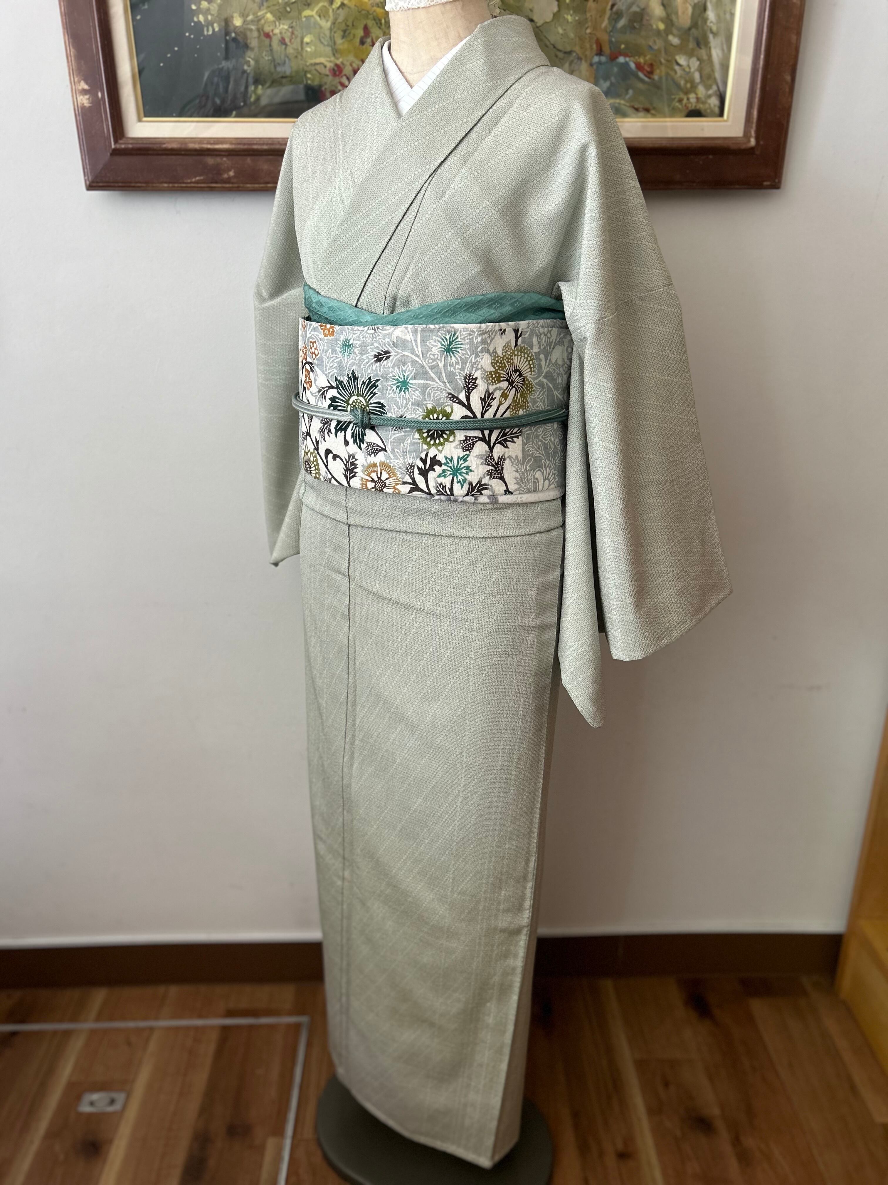 麻 染め名古屋帯 お着物 未使用 【公式通販】