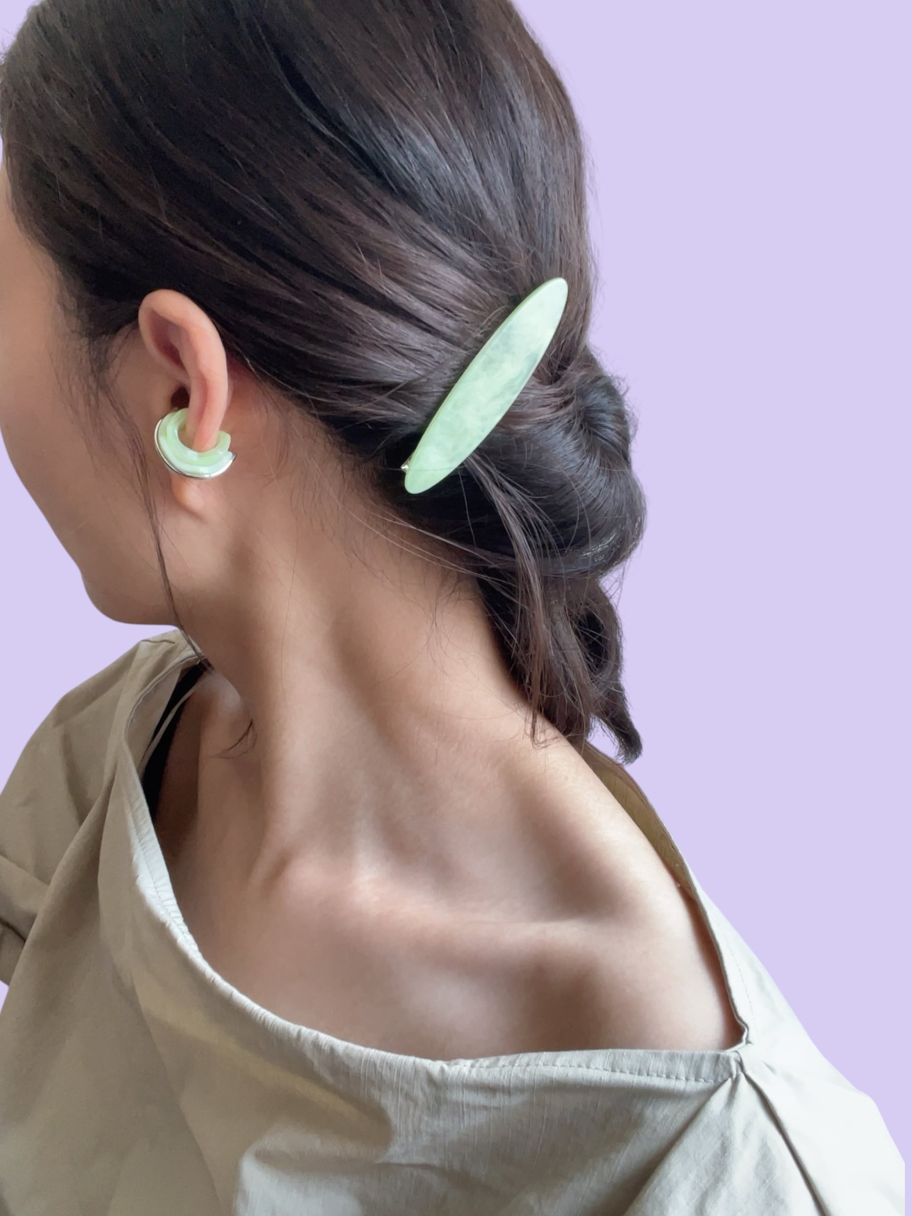 Oval Clip マスカット