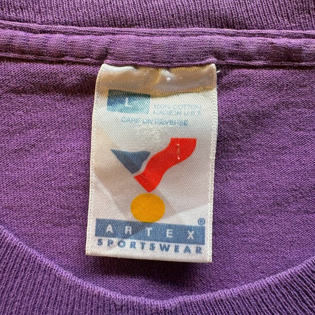 90's USA製 Loney Tunes × NBA コラボ Tシャツ バスケ 紫 パープル