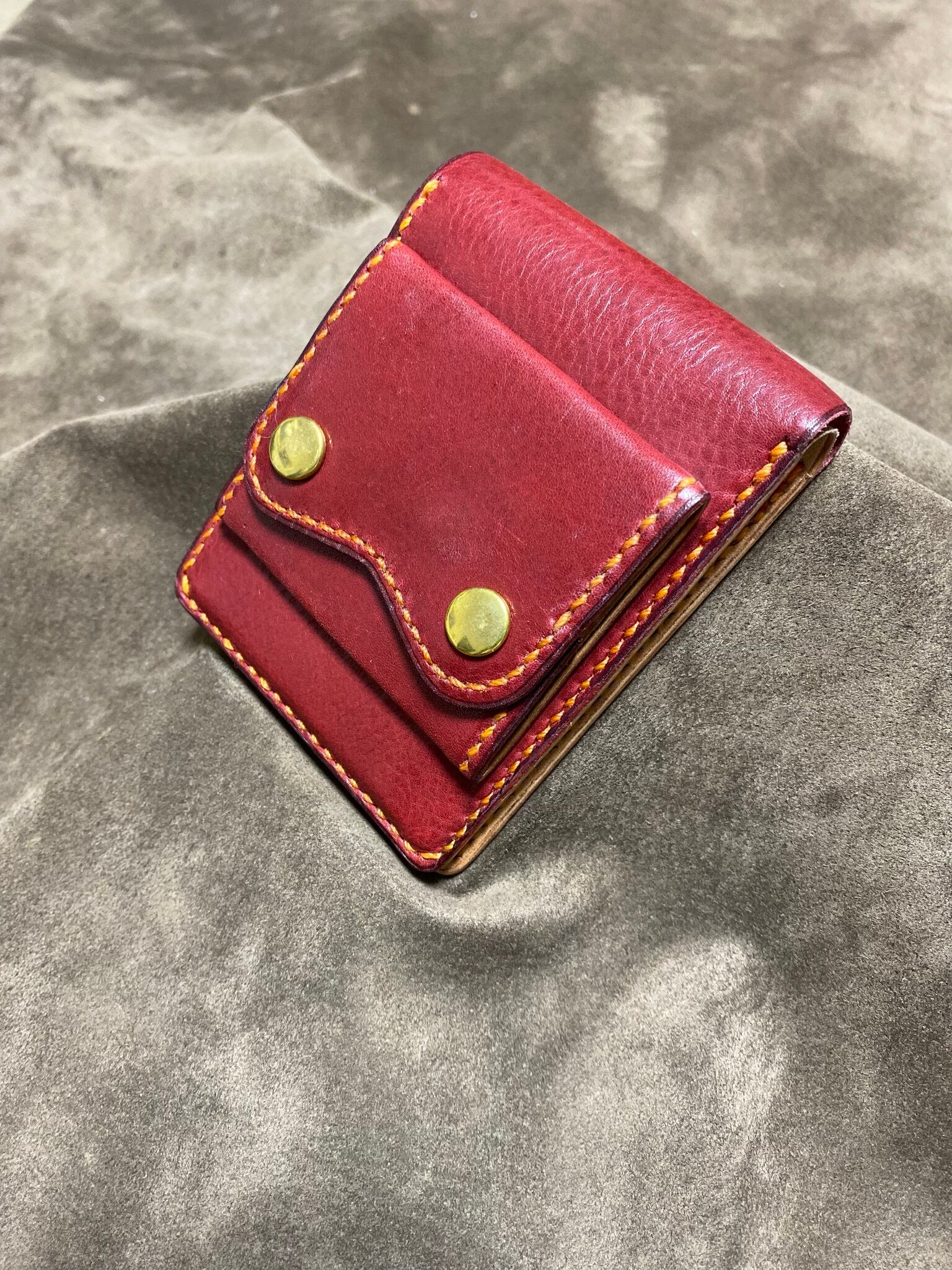 革 二つ折財布 【（税込） 送料込】 | ねねら本舗