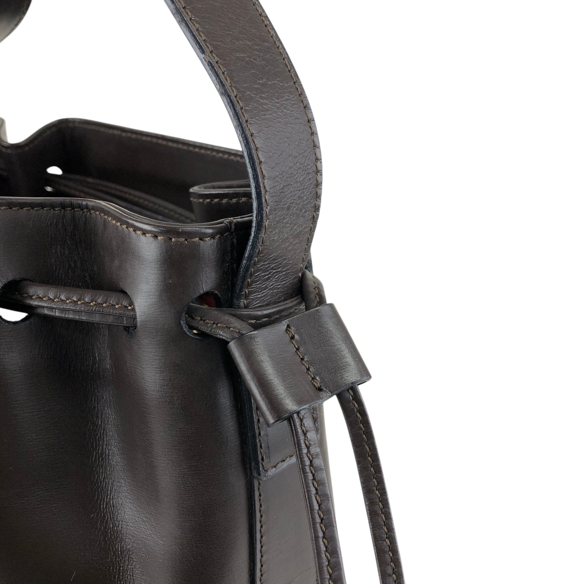 CELINE セリーヌ スターボール ショルダーバッグ ブラウン 巾着