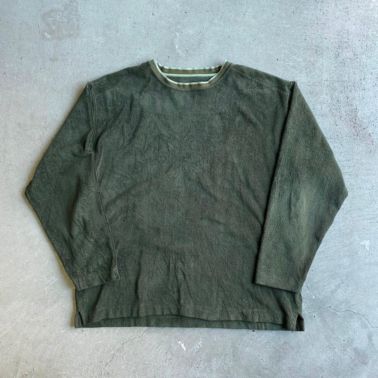 05年製 patagonia パタゴニア 刺繍ロゴ入り 20845F5 フリースカットソー プルオーバー メンズL 古着 グリーン 緑  アウトドア【フリースジャケット】【CS2211-40】 | cave 古着屋【公式】古着通販サイト