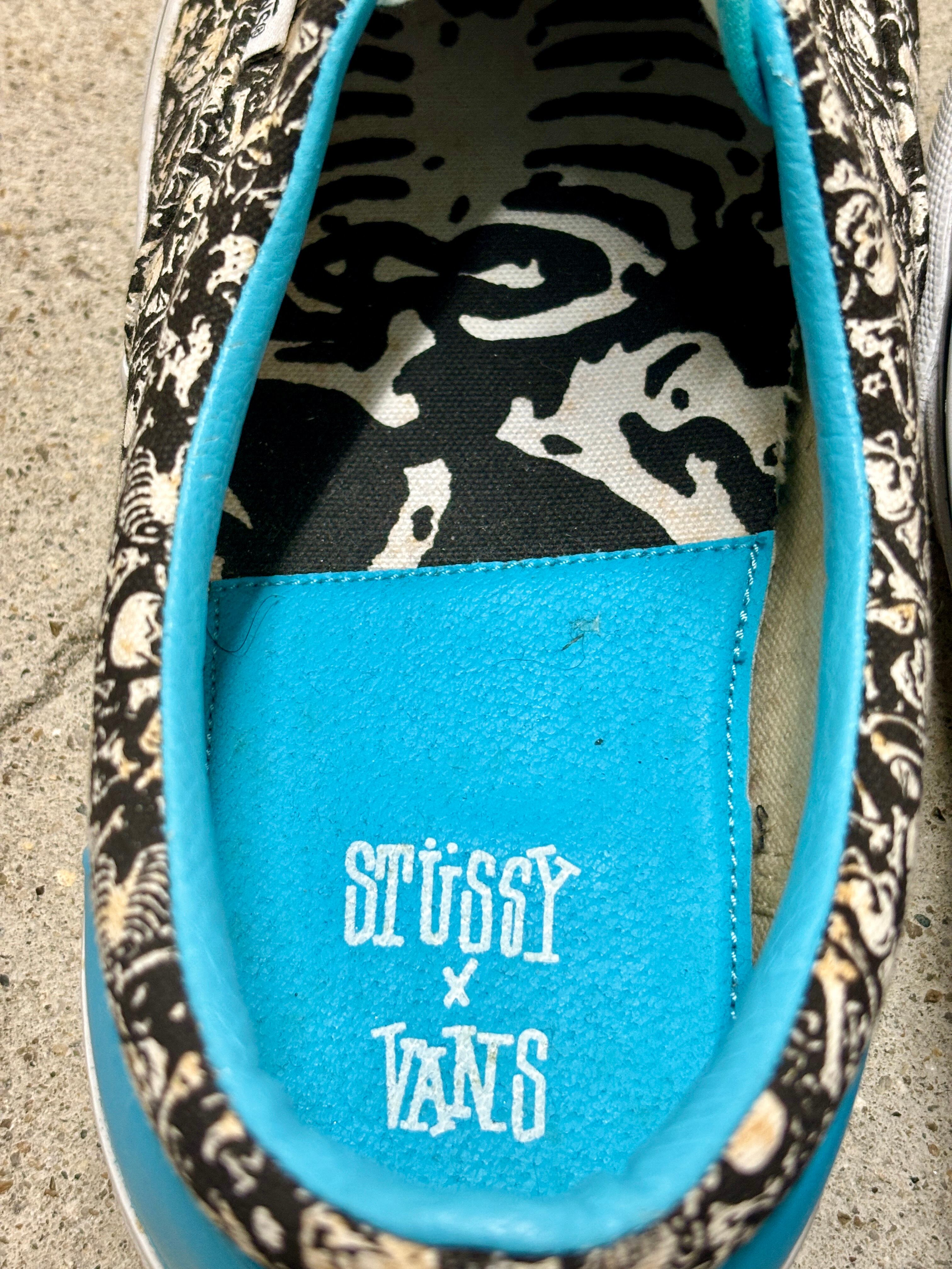 STUSSY × VANS/OG ERA LX/2014年製/29.0cm/エラ/スカルプリント/スニ