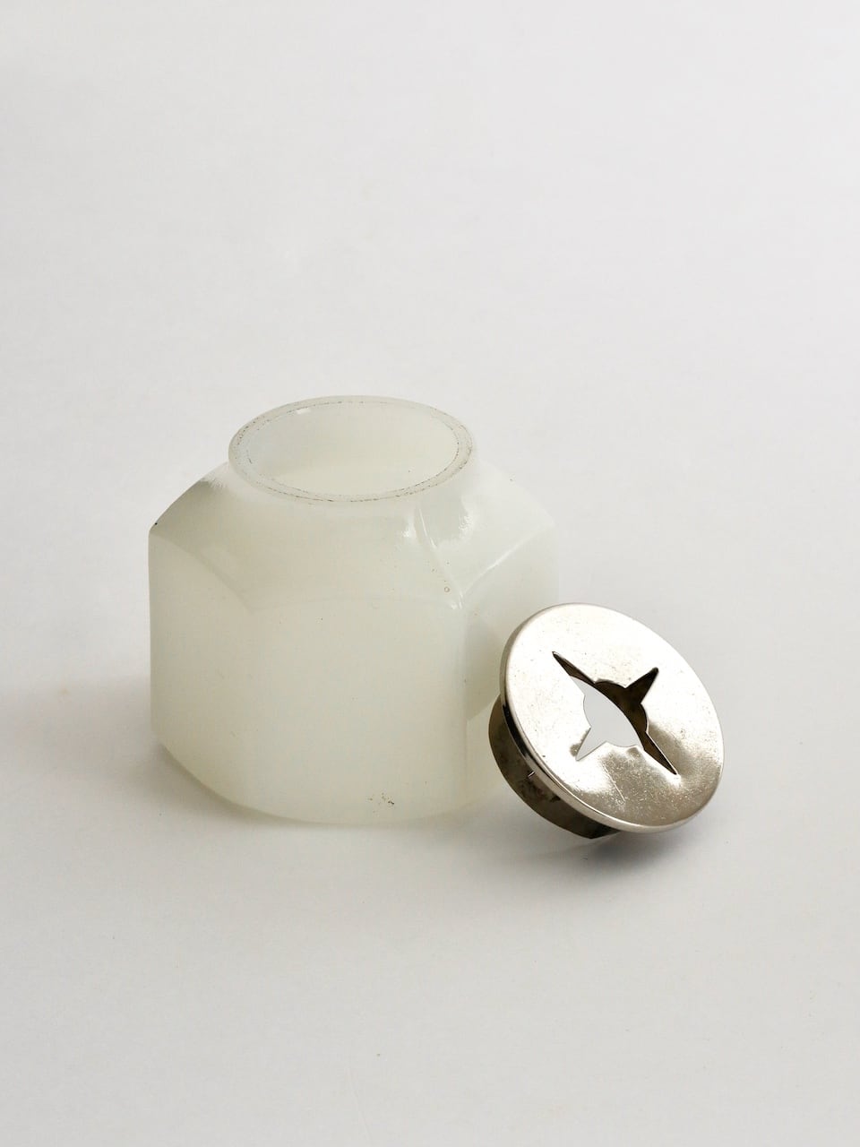 ヴィンテージ ミルクガラス キャニスター｜Vintage Milk Glass Dental