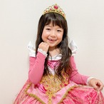 130/140【即納】オーロラ姫風豪華版プリンセスドレス［オーロラ姫 ドレス］