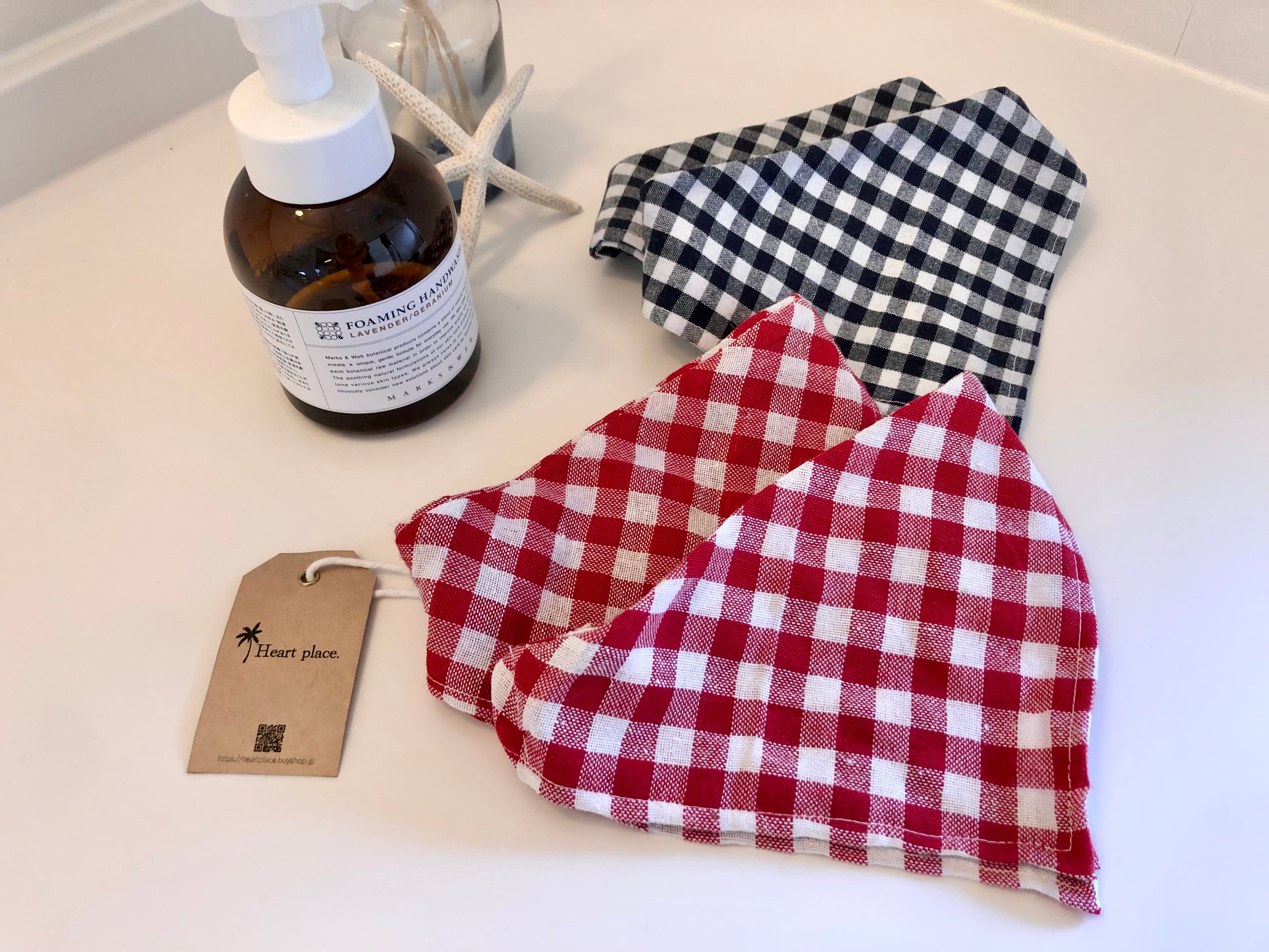 Gingham Check＊バンダナ | Heart place.