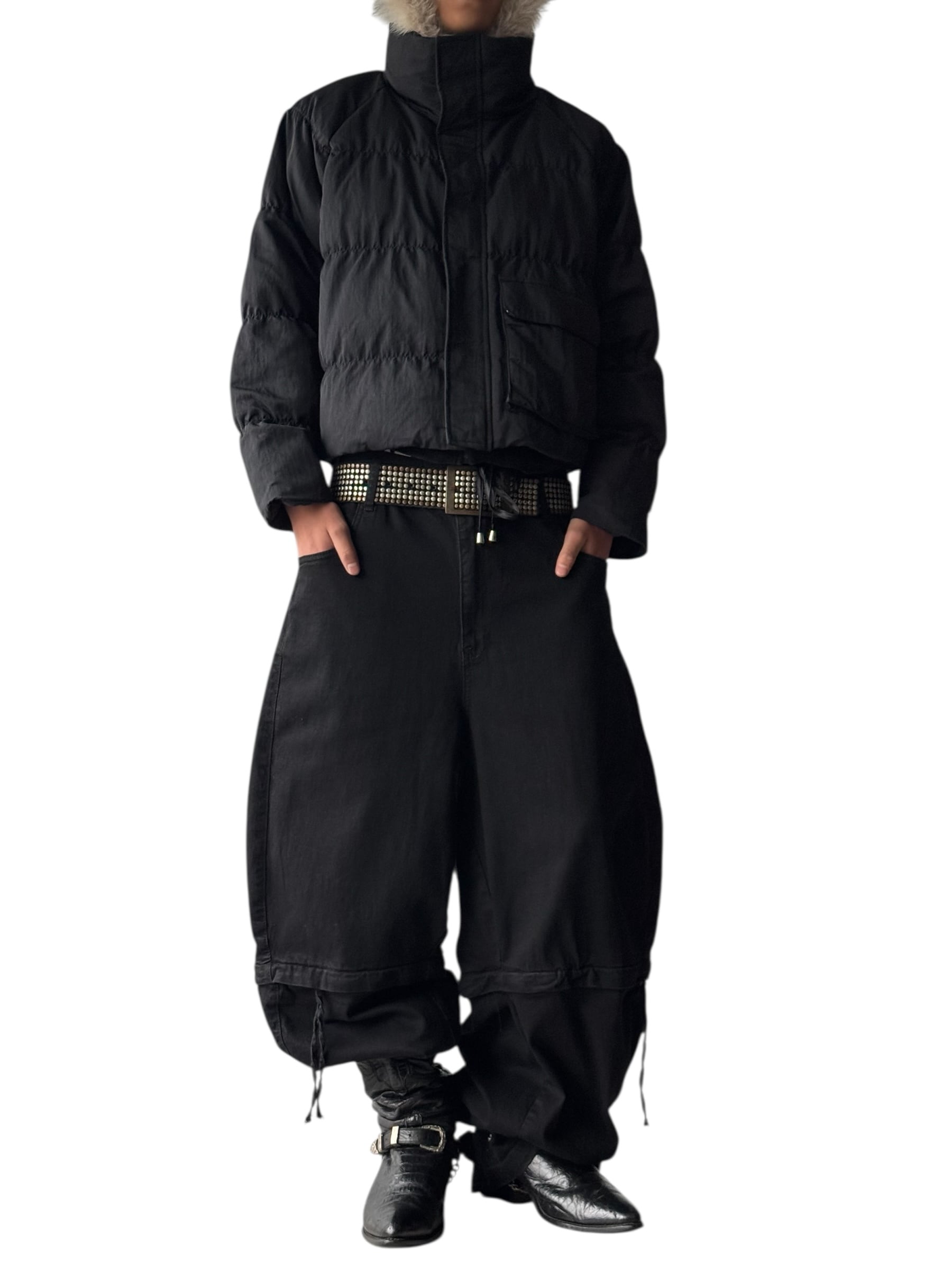 JCAESAR STUDIO Coating Wide Denim Pants | Pay ID