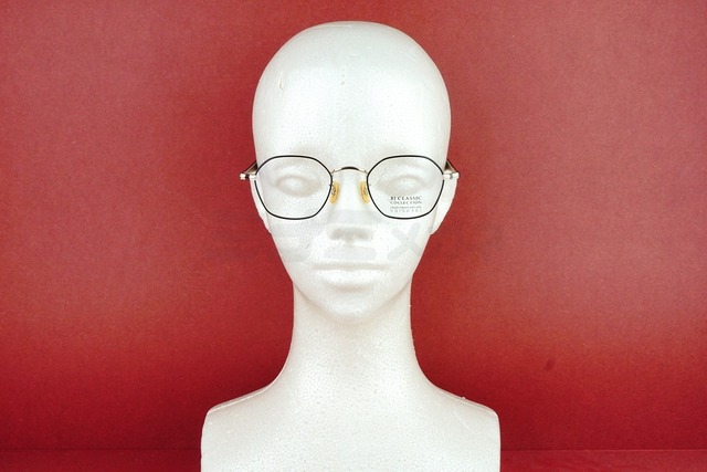 BJ CLASSIC メガネ SHINBARI SH-PM140S C-1-1F ヘキサゴン 七宝リム チタン クラシカル ヴィンテージ 芯張り BJクラシック シンバリ 鯖江 日本製 正規品-5枚目