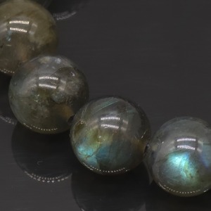 [高品質]ラブラドライトブレスレット 12mm 手首17cm