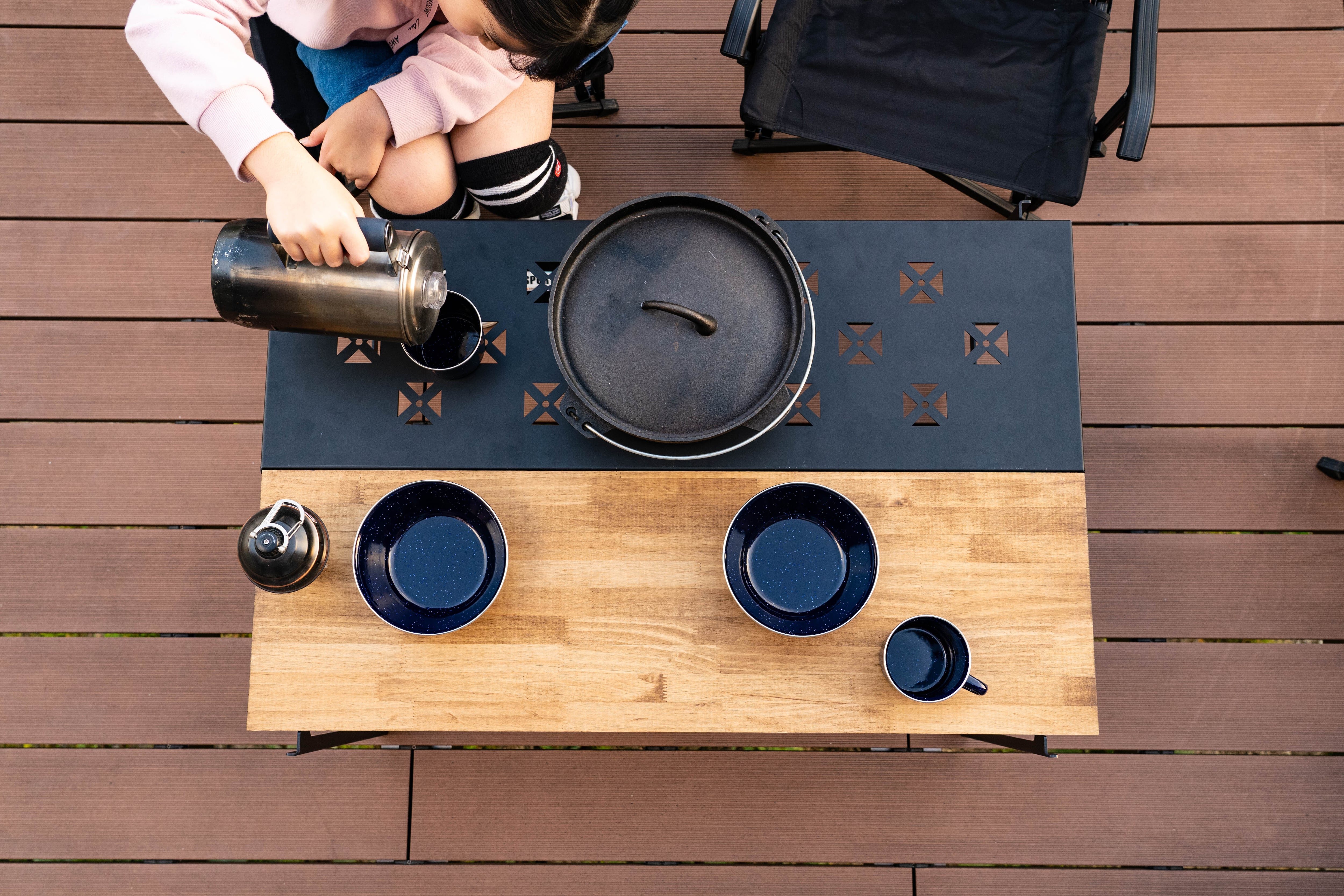 873テーブル】組立式アイアンローテーブル | camp873 web store