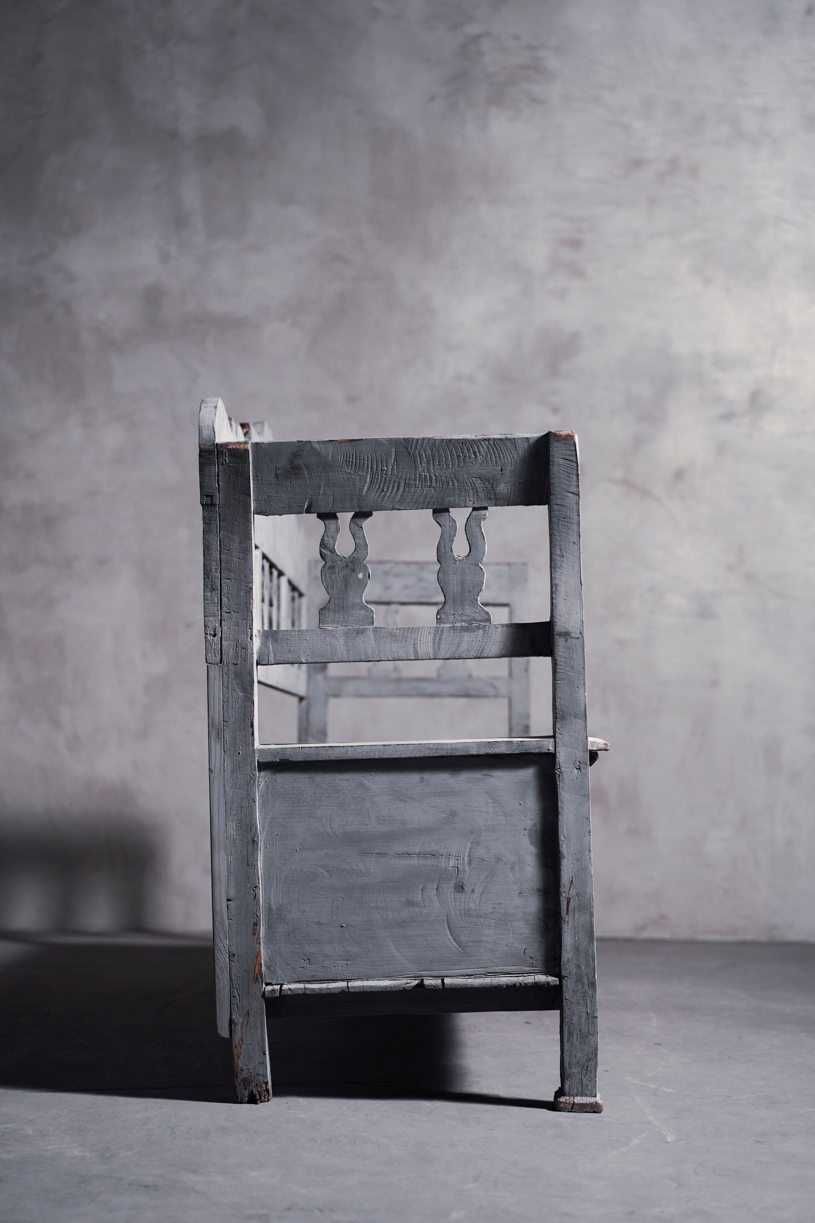 ベンチ/アンティークベンチ/アンティーク収納家具/ガレージ/店舗什器