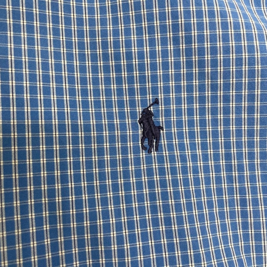 ラルフローレン　近年モデル　オーバーサイズシャツ　ギンガムチェック　ポニー刺繡 Ralph Lauren ラルフローレン BLAKE ギンガムチェックシャツ ポニー