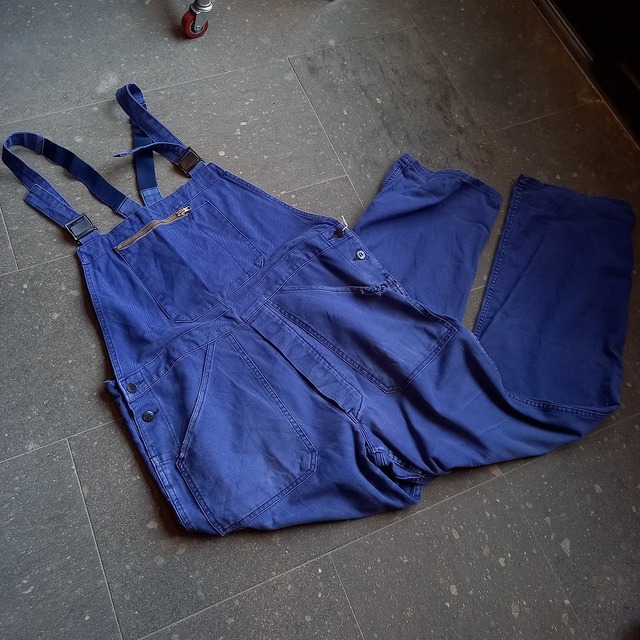 フランス製 ユーロワーク オーバーオール リアルワーク used [103069]