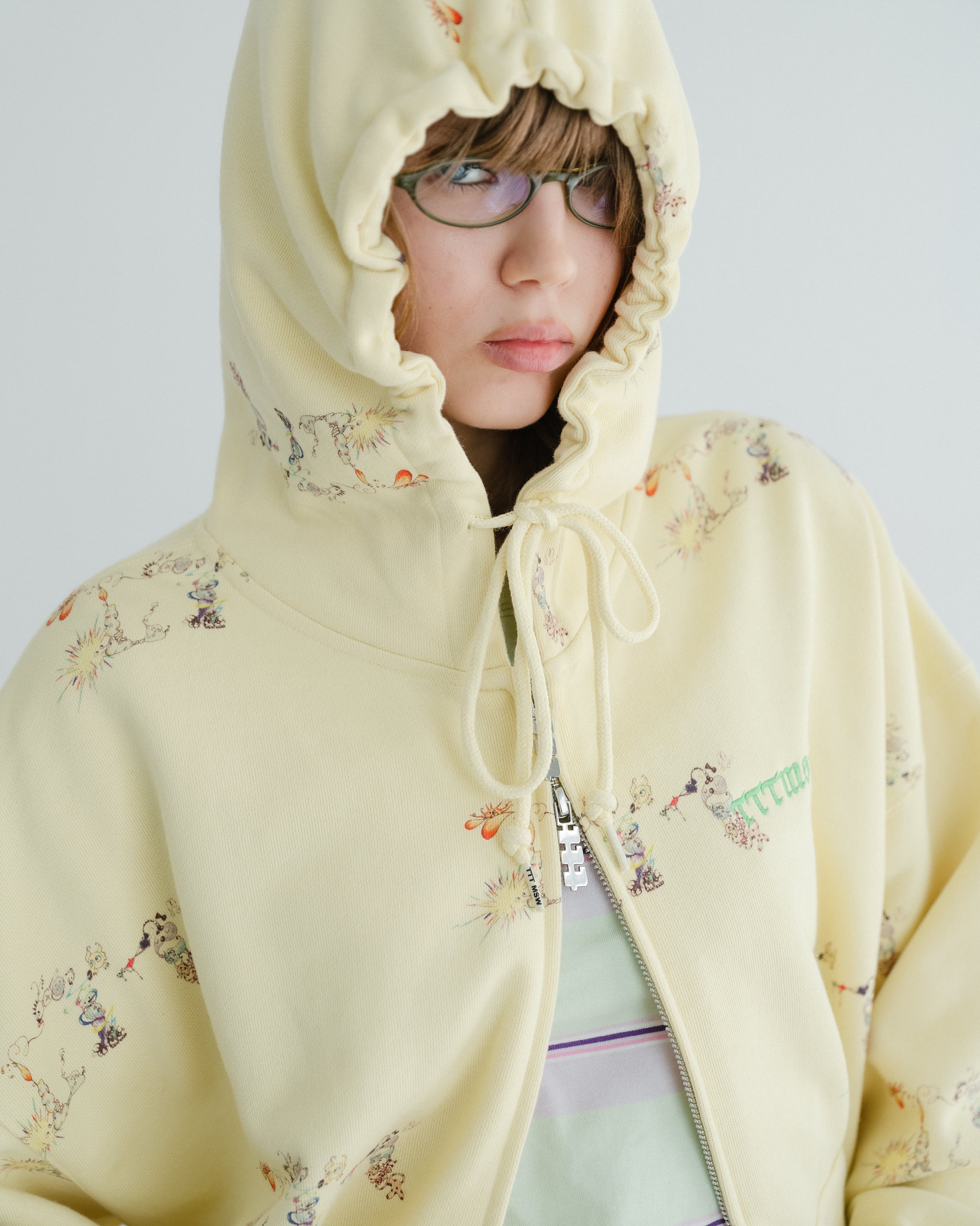 Coco zip up hoodie（LEMON YELLOW） | TTTMSW
