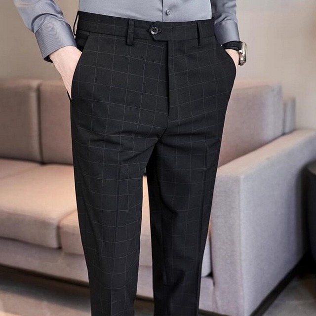 slim fit casual suit pants 00326