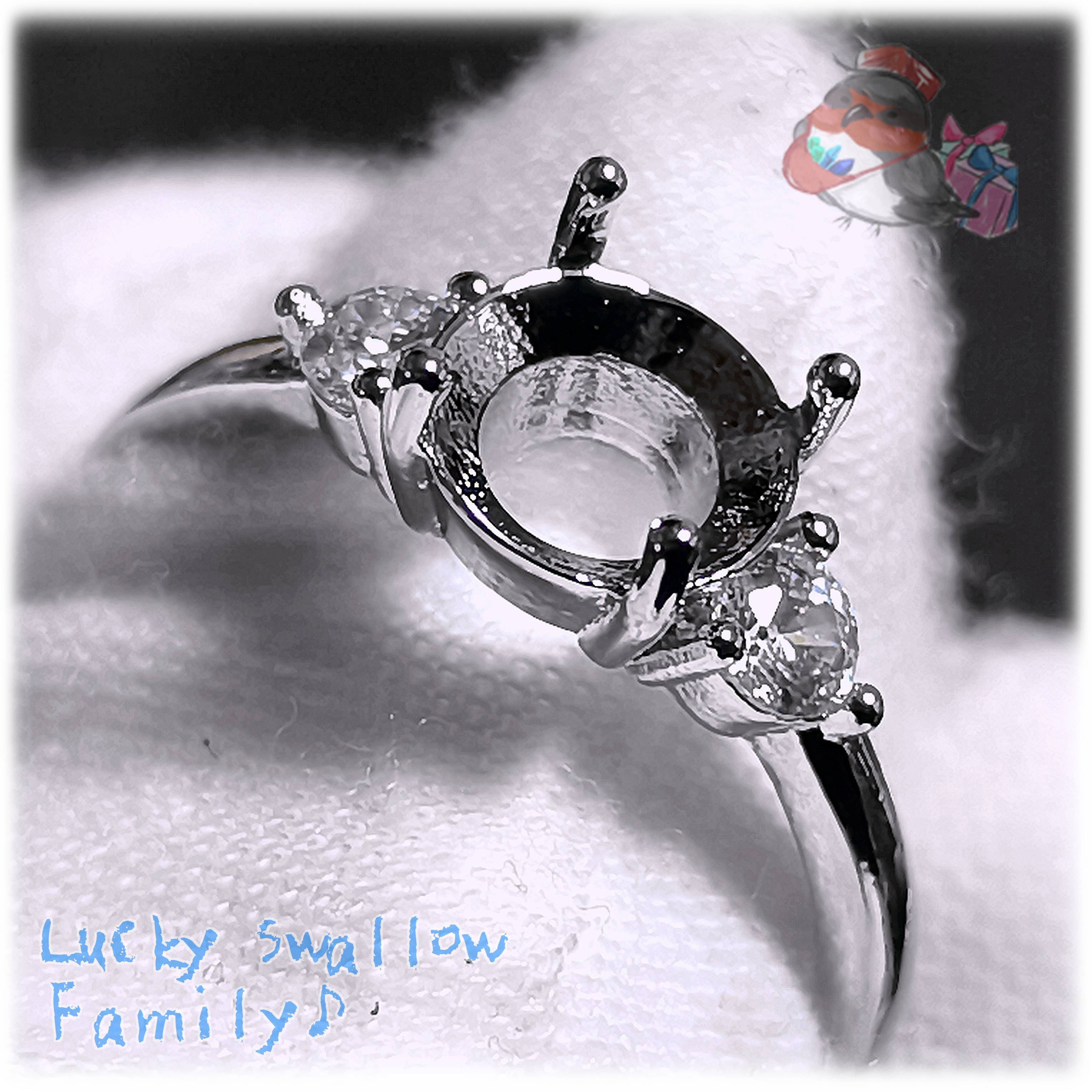 ▶️ 8 mm 空枠 ラウンド フリーサイズ リング 単品 1個 指輪 No.7185