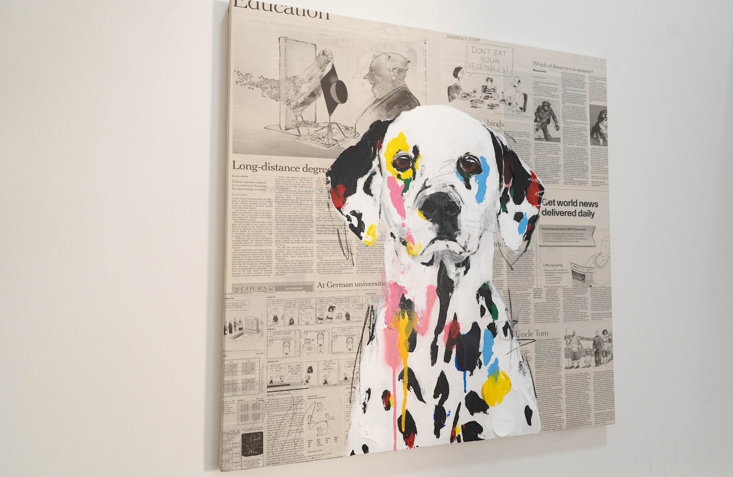 Dalmatian / ダルメシアン / 犬の現代アート作品 絵画販売 | TOMOYA