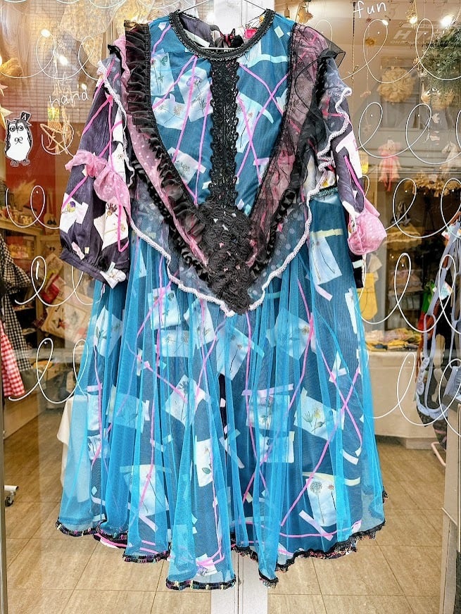 ハンドメイド リメイクレースデニムパンツ〈BL〉【Mothers made
