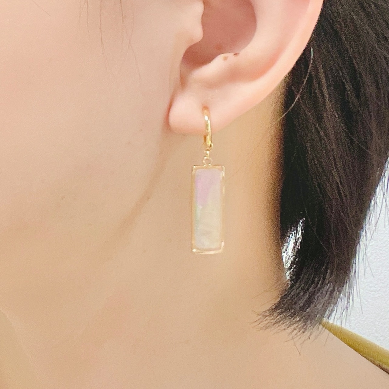 5個 数量限定⠀】89 存在感抜群！大ぶり シェル／イヤリング ピアス 
