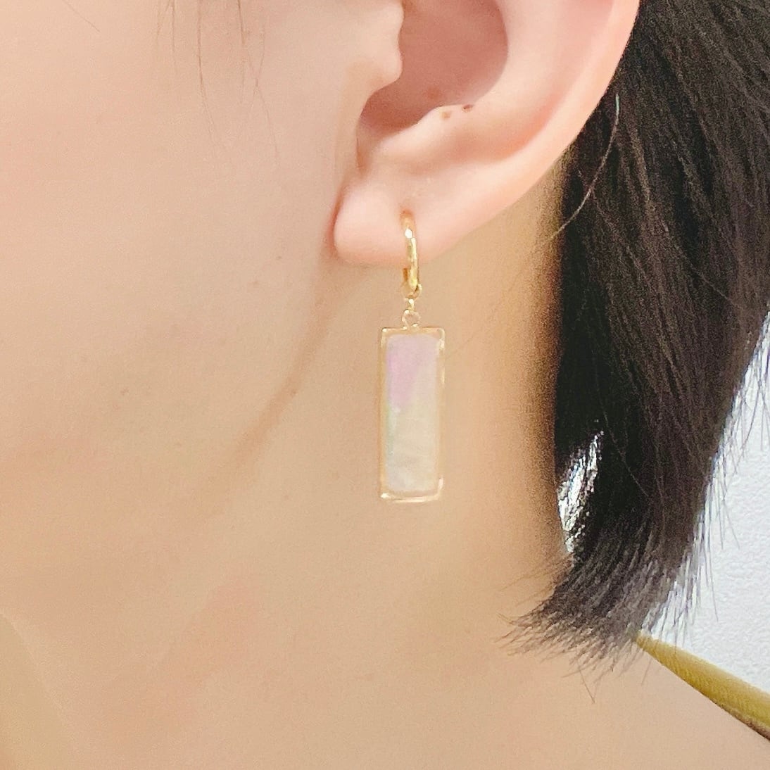 5個 数量限定⠀】89 存在感抜群！大ぶり シェル／イヤリング ピアス 