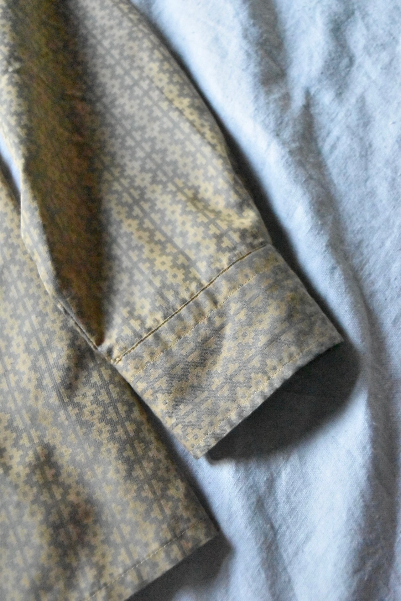 Italy made pixel pattern shirt